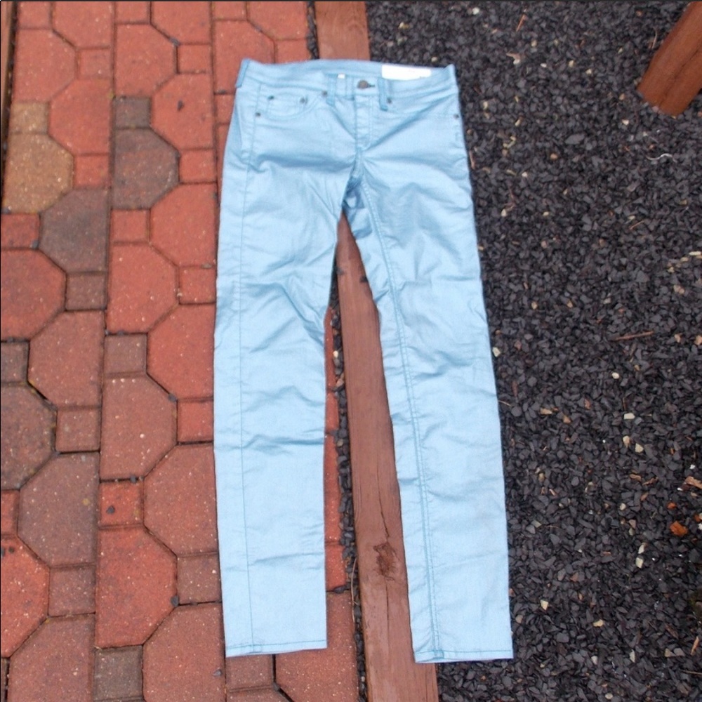 Rag & Bone Waxed Coated Legging Size 28